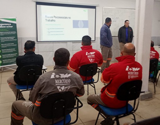 Promoção da saúde psicossocial durante o Abril Verde da Mercúrio