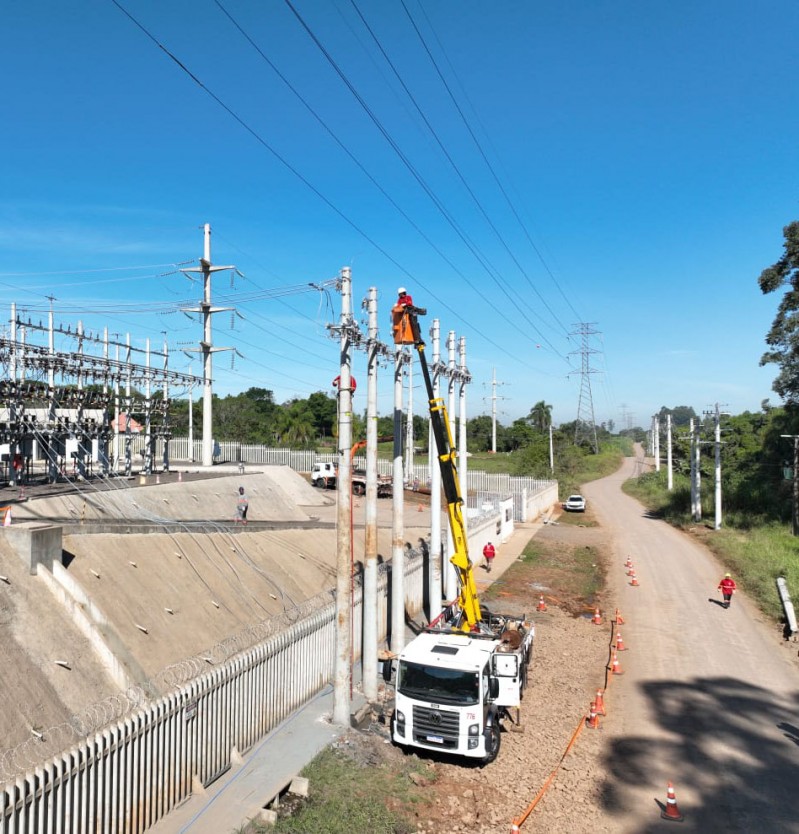 Obra reforça subestação de Ivoti